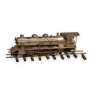 Scale model of a steam locomotive