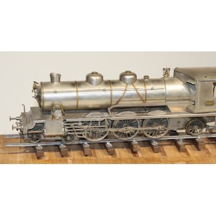 Scale model of a steam locomotive