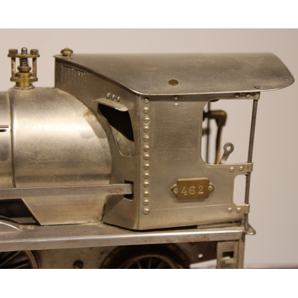Scale model of a steam locomotive