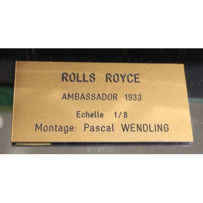 Scale model of a 1933 Rolls-Royce Ambassador
