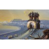 Paire de gouaches napolitaines