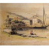 Engraving entitled ‘Vevay’ by DANDIRAN