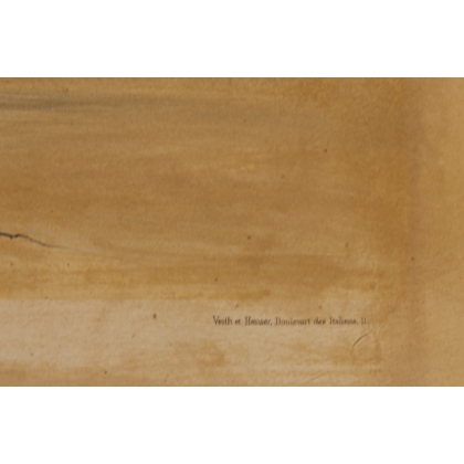 Engraving entitled ‘Vevay’ by DANDIRAN