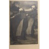 Engraving entitled ‘Wheat-Gatherers by the Cart’, signed DELSA