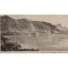 Engraving entitled ‘View of the entrance to Valais’ by BREMDOIN