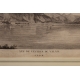 Gravure "Vue de l'entrée du Valais" par BREMDOIN
