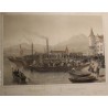 Engraving: ‘Troops Embarking at Lucerne’