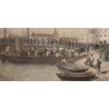 Engraving: ‘Troops Embarking at Lucerne’