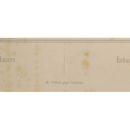 Engraving: ‘Troops Embarking at Lucerne’