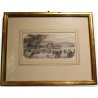 Engraving: ‘Vevey: Quai d’Embarquement’