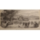 Gravure "Vevey: Quai d'Embarquement"