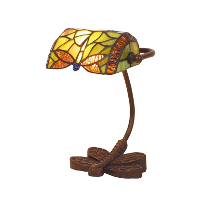 Lampe de bureau style Tiffany Libellule