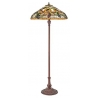 Lampadaire style Tiffany, abat-jour Raisins