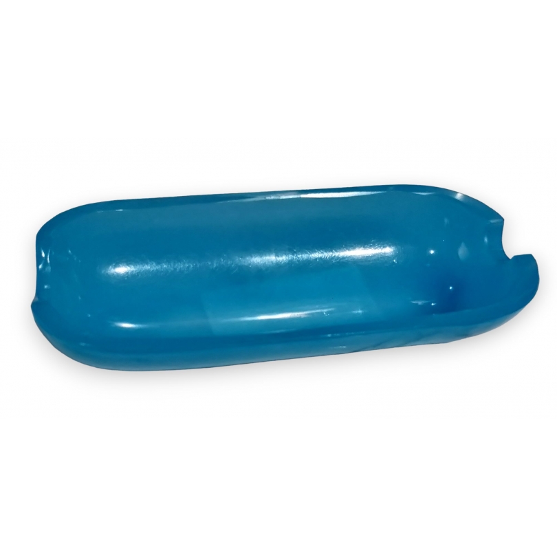 Blue opaline toothbrush holder