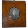 Miniature portrait, ‘Woman’. at  Moinat SA  – Antiques and home décor