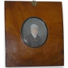 Miniature portrait "Femme".