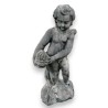 Cherub-Skulptur aus weißem Carrara-Marmor bei  Moinat SA  – Antiquitäten und Dekoration