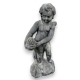 White Carrara marble statue, (