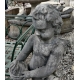 White Carrara marble statue, (