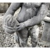 Cherub-Skulptur aus weißem Carrara-Marmor bei  Moinat SA  – Antiquitäten und Dekoration