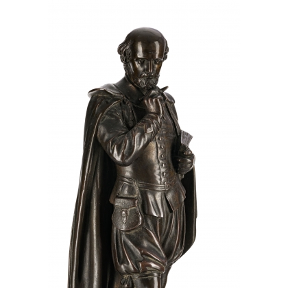 Bronze Shakespeare signé ADAM