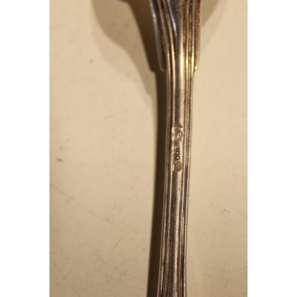 Paire de cuillères en argent 800