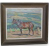 Paintings | Painting entitled ‘Horse’, signed. Moinat SA  – Antiques and home décor