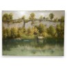 Tableau \"Falaise de l\'Arve\" signé E.D. de MADELIN