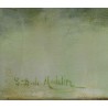 Tableau \"Falaise de l\'Arve\" signé E.D. de MADELIN