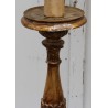 Paire de piques cièrges montées en lampe