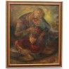 Tableau \"Couple enlacé\" monogrammé RB 67