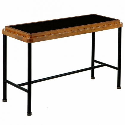 ACE console in walnut finish