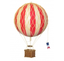 Montgolfière Rouge et blanche, moyenne