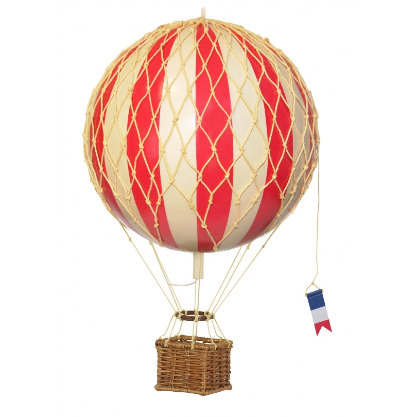 Montgolfière Rouge et blanche, moyenne
