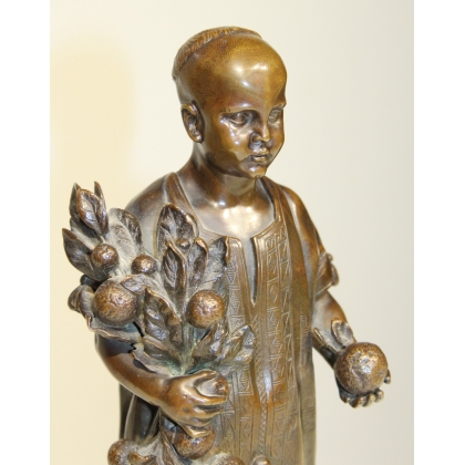 Bronze sculpture: ‘The Moroccan Orange Seller’