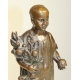 Bronze "Le vendeur d'oranges marocain"