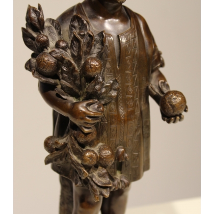 Bronze sculpture: ‘The Moroccan Orange Seller’