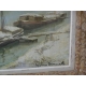 Painting "Barges in the snow"