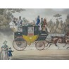 Pair of engravings entitled ‘Calèches’ by Moinat SA – Antiques and decorative items – Engravings, lithographs