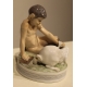 Faune et lapin en porcelaine Royal Copenhage