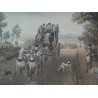Pair of engravings entitled ‘Calèches’ by Moinat SA – Antiques and decorative items – Engravings, lithographs