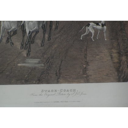 Pair of engravings entitled ‘Calèches’ by Moinat SA – Antiques and decorative items – Engravings, lithographs