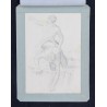 Drawing entitled ‘Two Men’, signed REY 1814