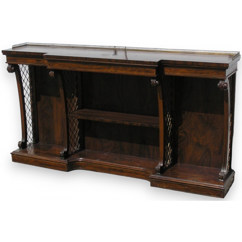 Regency open bookcase