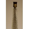 Pied de lampe en verre torssadé de Murano