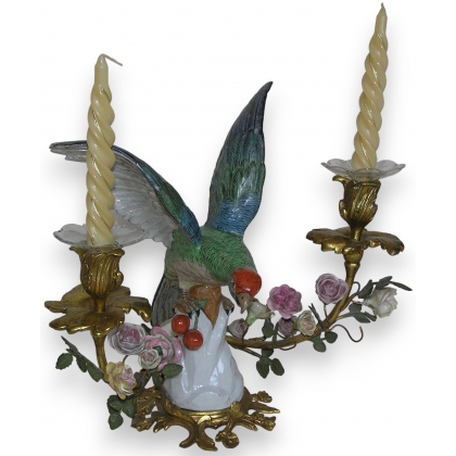 LS XV two-light candelabra. From Moinat SA – Antiques and home décor