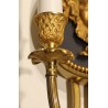 Paire d'appliques style Empire à 4 lumières