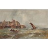 Tableau \"Marine\" signé GODCHAUX