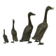 Set de 4 canards en bronze