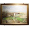 Tableau \"Campagne Vaudoise\" signé GROUNAUER